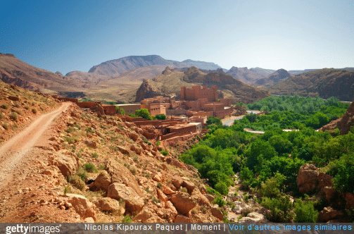 Les kasbahs sont typiques du Maroc.