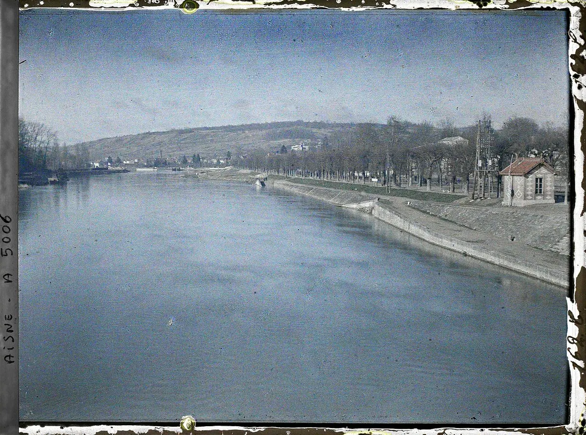 La Marne, entre Château-Thierry et Épernay