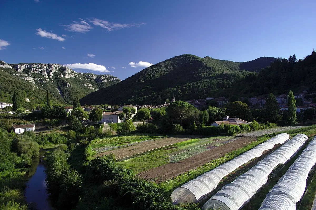 Le village de Sumène, dans les Cévennes gardoises