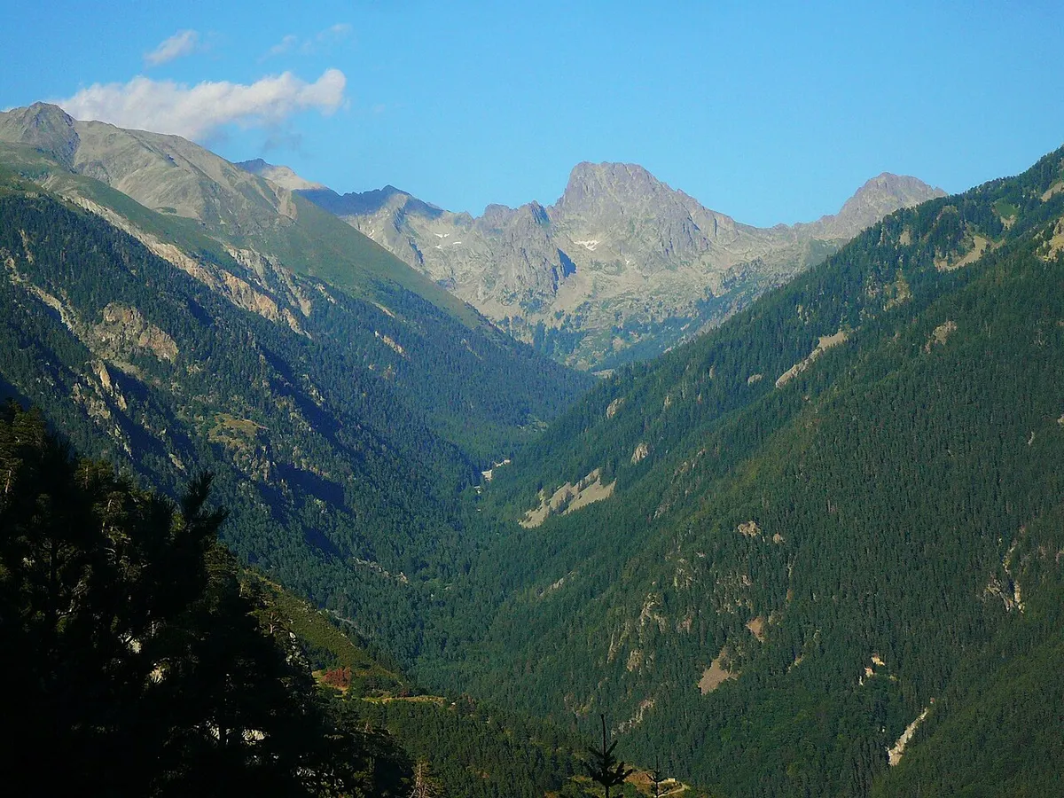 La vallée du Boréon, dans le Parc national du Mercantour